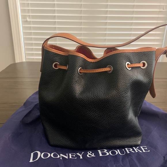 Dooney & Bourke Pebble Collection Drawstring Bucket Bag - Picture 2 of 3